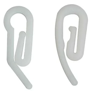 Gancio X Fettuccia Corda - Nylon Bianco Piccolo Cf=Pz 1000- 1 Confezioni