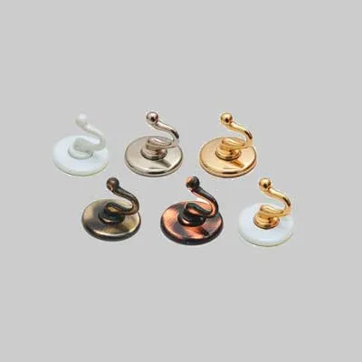 Gancio Multiuso 'Smeraldo' Ø 30 Mm - Ottone Spazzolato - 20 Pezzi