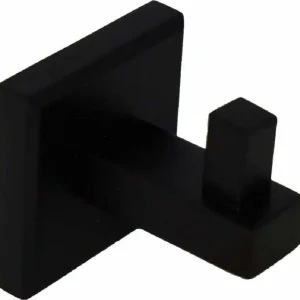Gancio Quadro Appendi Abito Parete Singolo Acciaio Colore Nero Opaco Nk109 Mm