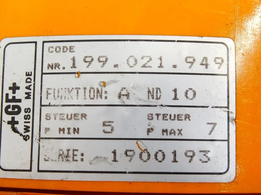 Georg Fischer GF 199.021.949 Membranventil