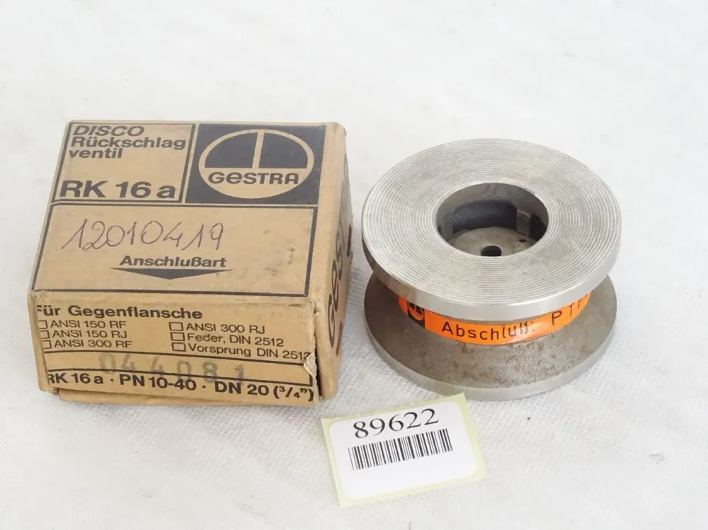 Gestra Rückschlagventil Rk16a DN20 3/4" 1.4581 PN40 ANSI 300 / Neu OVP