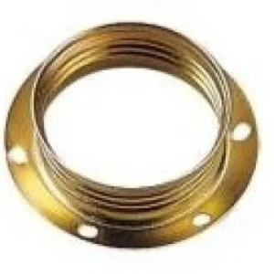 Ghiera filettata ottone E14