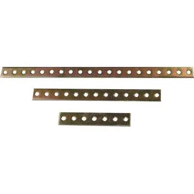 Giunzione Gazebo Pesante Dritta 866 - Zincata Gialla S.Mm 4,0 Mm 300X20- 25 Pezzi