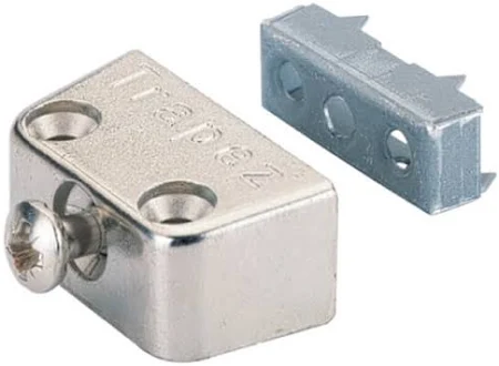 Sc Giunzione Trapezoidale Bianco C/Viti 4 Pz- 1,0 Pz