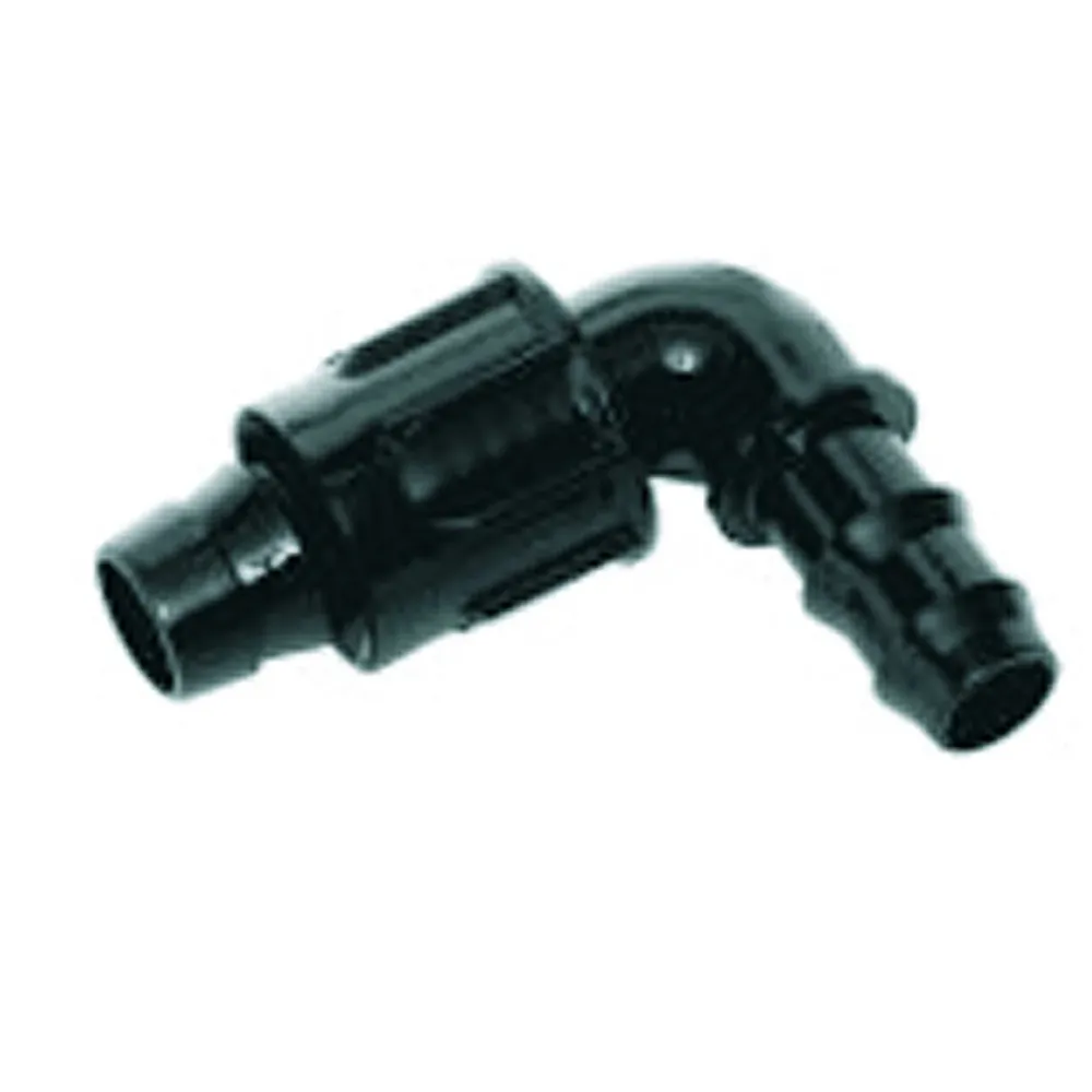 Gomito Portagomma 90° Per "Tape" Polipropilene - ø mm.16 - 100 pz