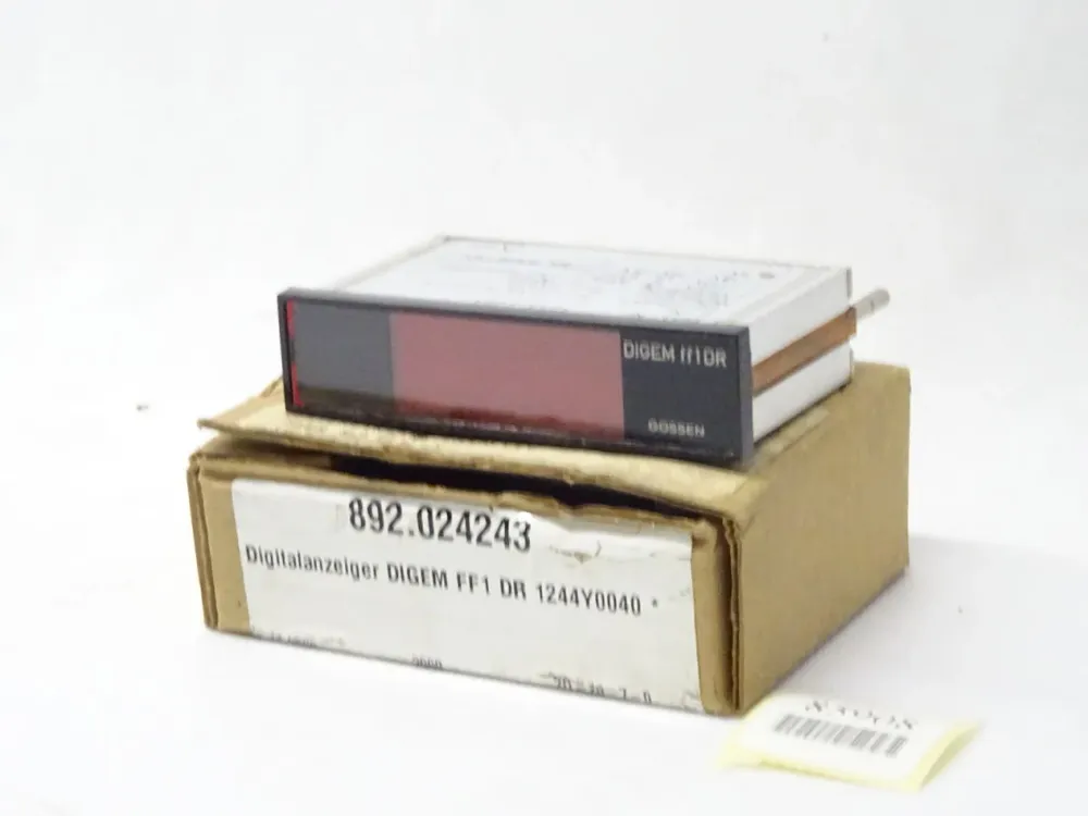 Gossen DIGEM ff1DR 1244-Y004 / BCD-Dateneingang 0...+/.-1999 7 / Digitalanzeiger / Neu OVP