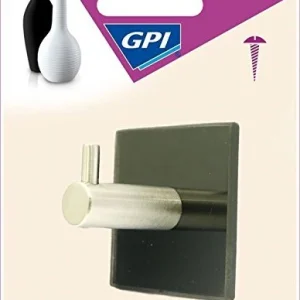 GPI - 1 GANCIO VETRO E METALLO CON VITE