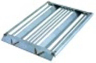 griglia pietra lavica l 440mm lar. 295mm h 15mm