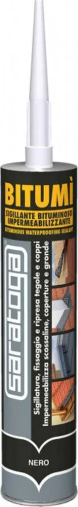 Guaina sigillante Bituminosa cartuccia Bitumi' Saratoga 300 Ml
