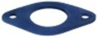 guarnizione l 71mm lar. 46mm h 2mm fori diametro 28mm int. dei fori 55mm gomma ovale