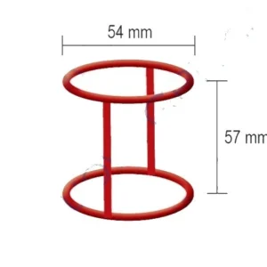 GUARNIZIONE GABBIETTA 54 X 57 TIPO COLDELITE COMPACTA TIPO CARPIGIANI