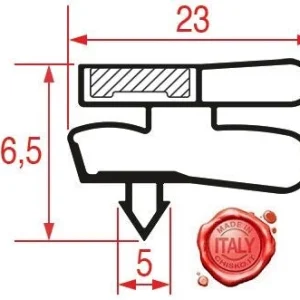 GUARNIZIONE AD INCASTRO 1700x740 mm MONDIAL FRAMEC Armadio refrigerato