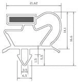 Guarnizione magnetica ad incastro Mercatus 41801030