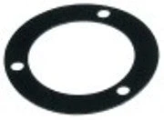 guarnizione per motore ventola int. diametro 40mm diametro est. 58mm spessore 1mm con 3 fori filettati