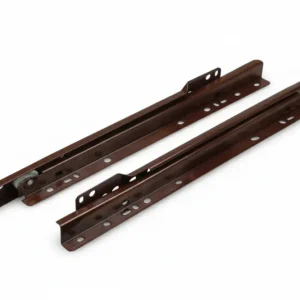Guide Scorrevoli Per Cassetti Con Rulli Teflon Marroni- - Cm.30 (Art.4001 31 3) - 1 Paio Omge