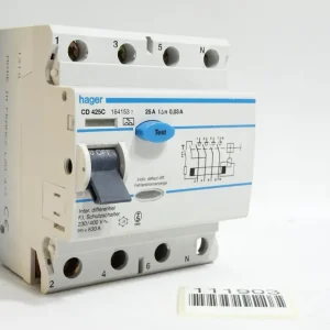 Hager 164153 CD425C 25A 0,03A Fehlerstrom-Schutzschalter