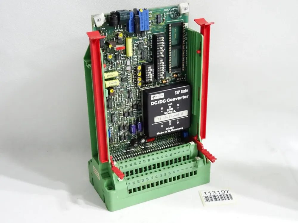 HBM ME30 Measurement Control Board Phoenix Steckkartenhalter 2263036 SKBI 64/C64