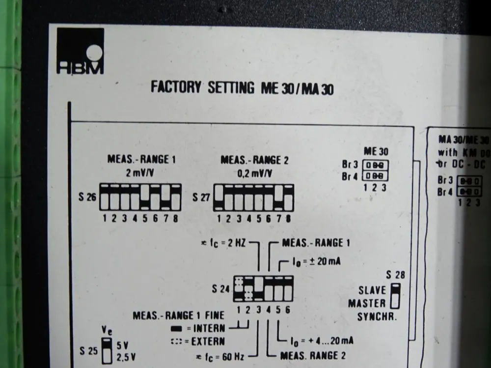 HBM ME30 Measurement Control Board Phoenix Steckkartenhalter 2263036 SKBI 64/C64