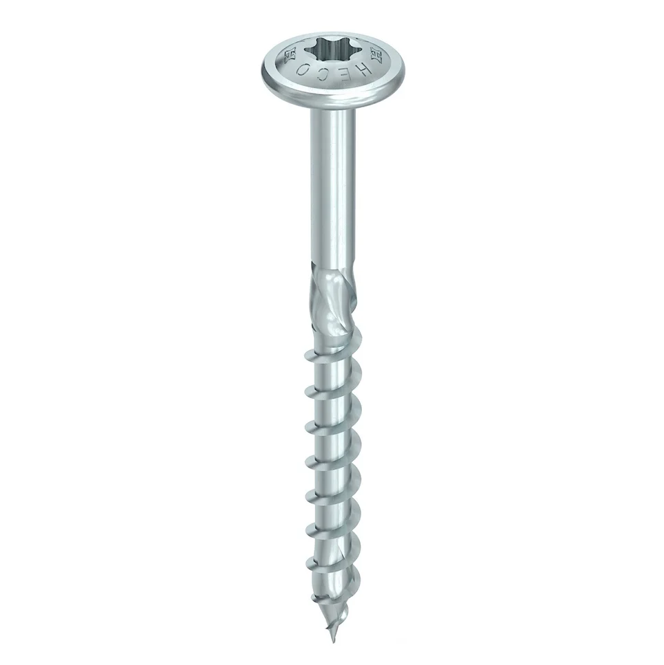 HECO TOPIX plus Viti per legno professionali 8,0 x 160 mm, 50 pz. ( 61294 ) - parzialmente filettata, testa bombata, T-Dri...