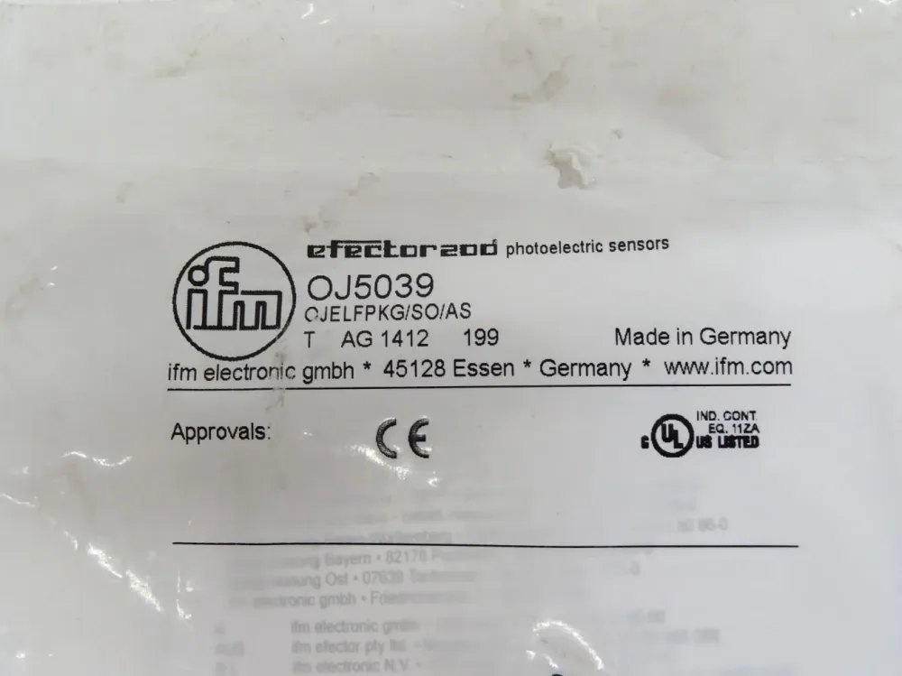 Ifm electronic Efector200 / OJ5039 / OJELFPKG/SO/AS / Neu OVP