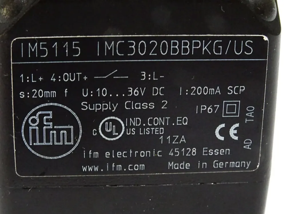 Ifm electronic IM5115 IMC3020BBPKG/US Induktiver Sensor