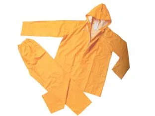 Impermeabile Giacca/Pantalone Pvc Bispalmato Plp Giallo Tg. L Excel
