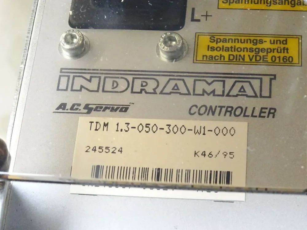 Indramat TDM1.3-050-300-W1-000 / AC servo control drive unit / Neu OVP