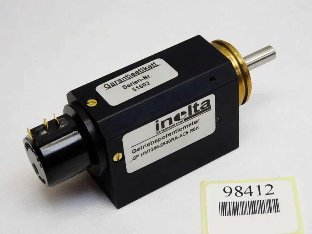 Inelta Sensorsysteme Getriebepotentiometer HM73 GP HM73/M-2530RA-AC5 R5K / Neu