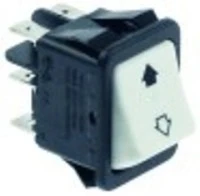 interruttore basculante dimensioni di montaggio 30x22mm bianco 2co 250v