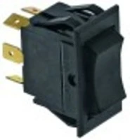 interruttore basculante dimensioni di montaggio 37x21mm nero 2co 250v 10a