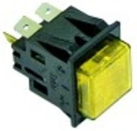 interruttore pressione dimensioni di montaggio 27,2x22,2mm giallo