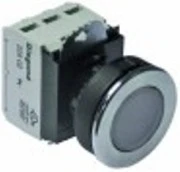 interruttore pressione dimensioni di montaggio diametro 30mm trasparente 2no 230v