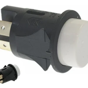 INTERRUTTORE PULSANTE BIANCO