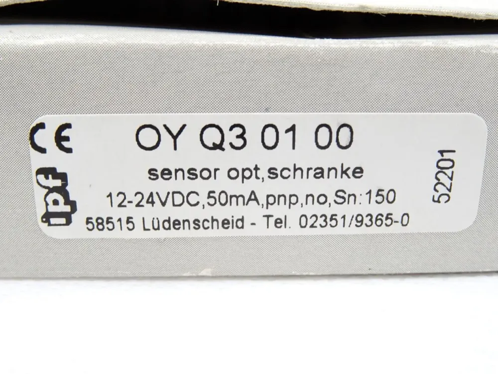 Ipf electronic Sensor optisch Lichtschranke OYQ30100 / Neu OVP