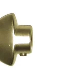 IRONMINT - POMOLO MEZZA LUNA PER CILINDRO OTTONATO 40X32MM