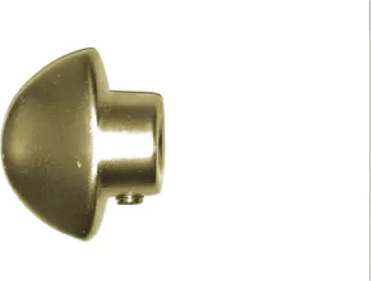 IRONMINT - POMOLO MEZZA LUNA PER CILINDRO OTTONATO 40X32MM