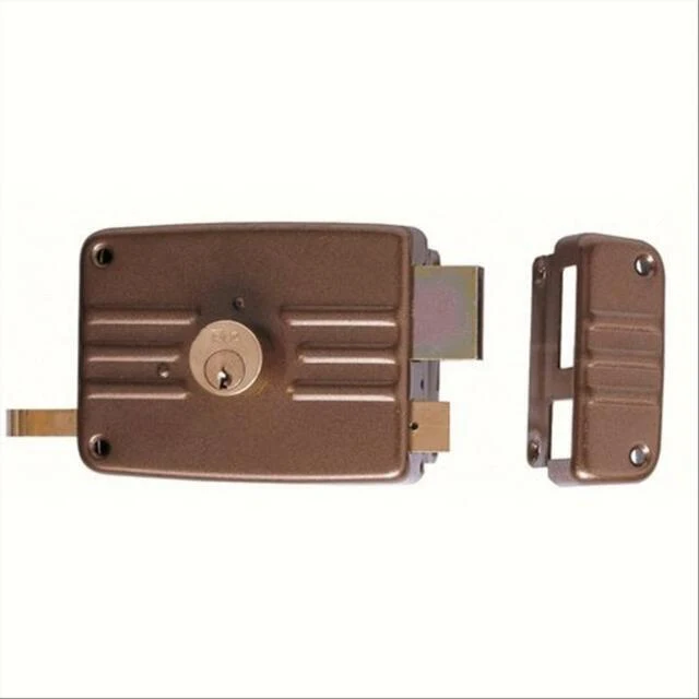 ISEO - SERRATURA DX PORTONCINO CON CILINDRO FISSO E SCROCCO ENTRATA 60 (F1)