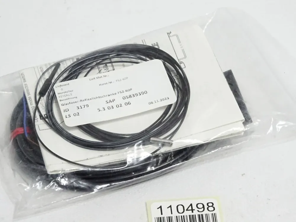 Keyence Glasfaser-Reflexlichtschranke FS2-60P / Neu