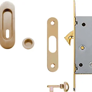 KIT PER PORTE SCORREVOLI finitura cromo satinato Mariva