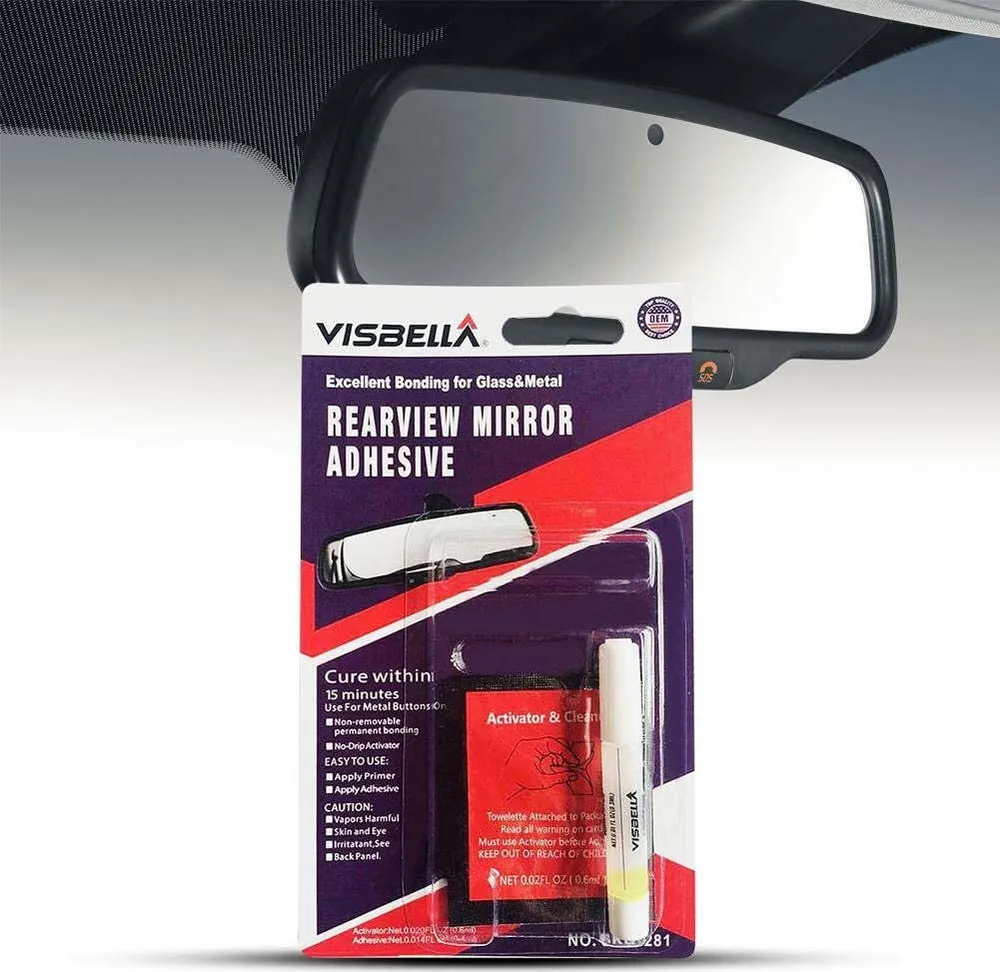 Kit Riparazione Specchietto Retrovisore Auto Colla Adesivo Super Professionale