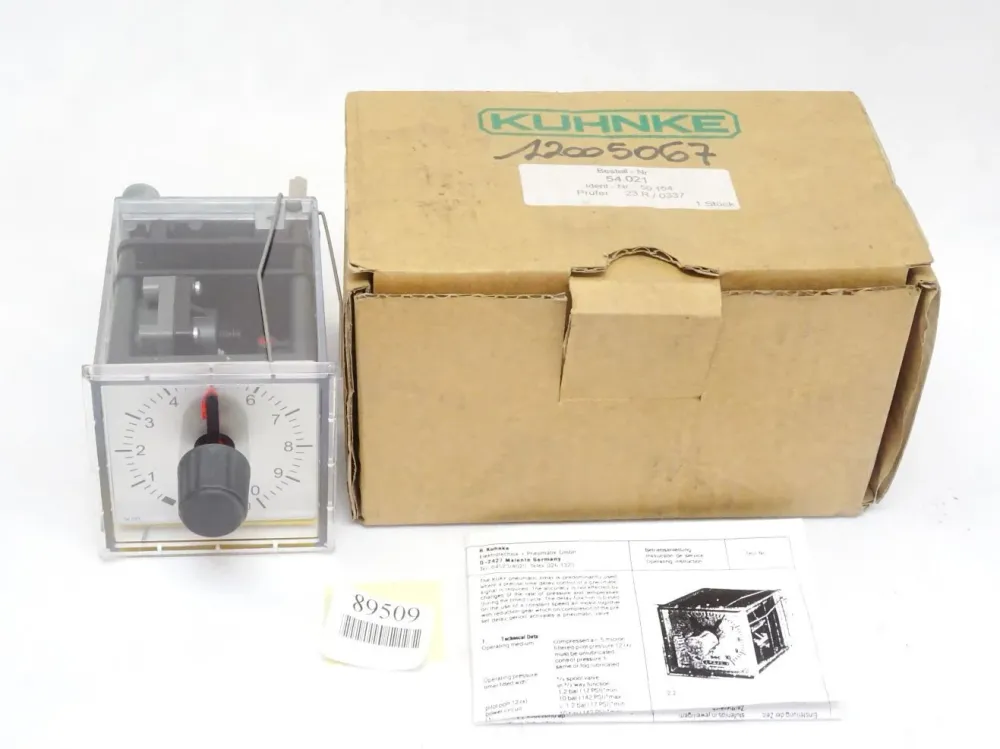 Kuhnke Zeitventil 54.021 / 50.154 / Neu OVP