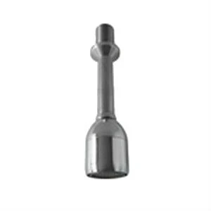 LANCIA ACQUA INOX DRITTA CON FRANGIACQUA CROMATO E RACCORDO INOX 1/4 ESTERNO, 1/8 INTERNO