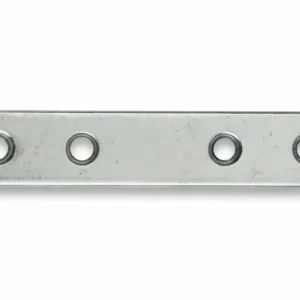 Lastrina Dritta 4 Fori Acciaio Zincato- - Mm.200X15 - 100 Pezzi