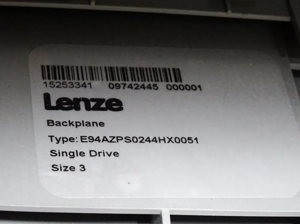 Lenze Backplane 15253341 E94AZPS0244 + Motor Brake E94AZHX0051 / Neu OVP