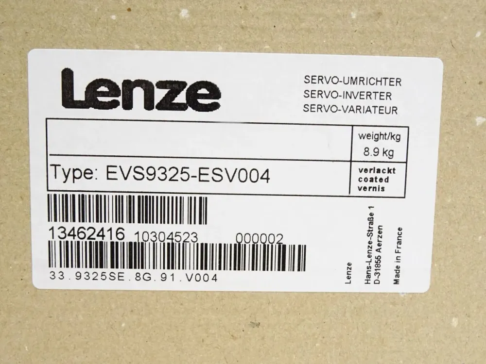 Lenze Servo-Umrichter 5.5kW 13462416 EVS9325-ESV004 / Neu OVP versiegelt