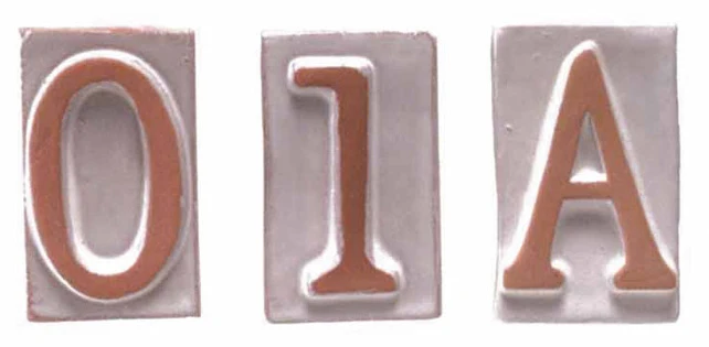 Bl Lettera C Terracotta 5X9 Cm- 6,0 Blister