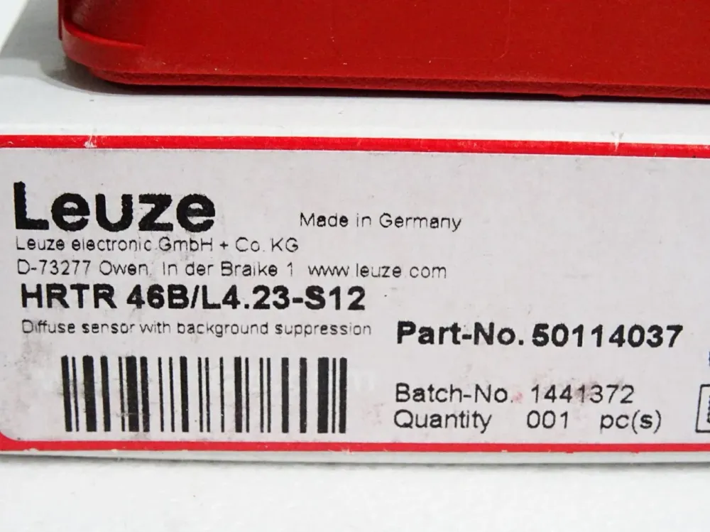 Leuze 50114037 HRTR 46B/L4.23-S12 Taster Hintergrundausblendung / Neu OVP