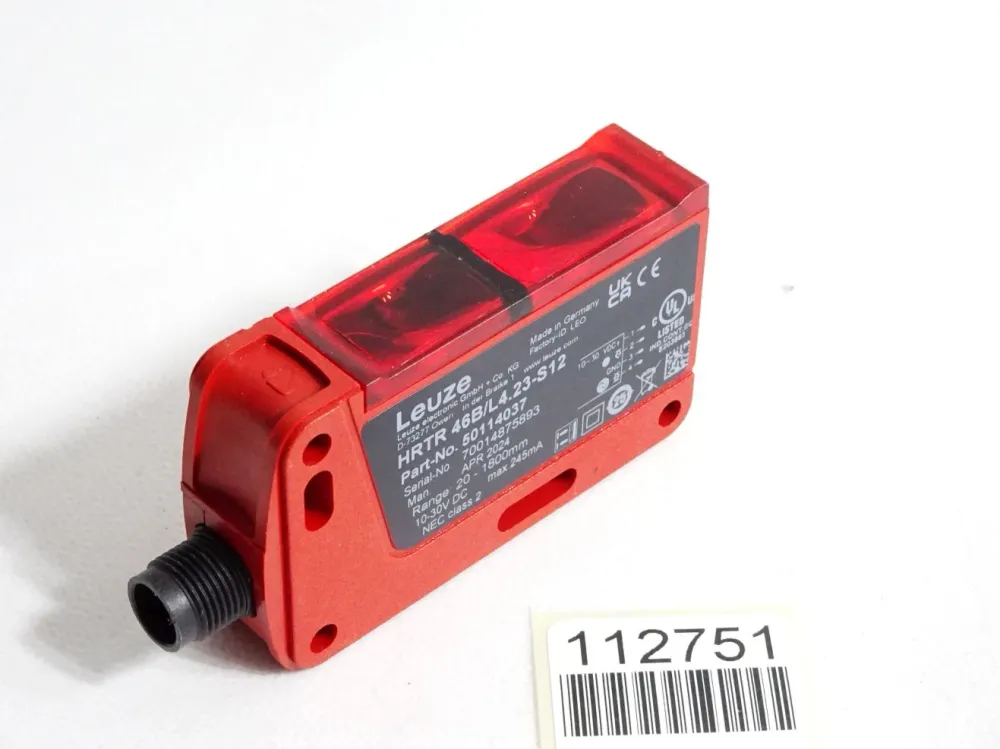 Leuze electronic 50114037 HRTR 46B/L4.23-S12 Taster Hintergrundausblendung