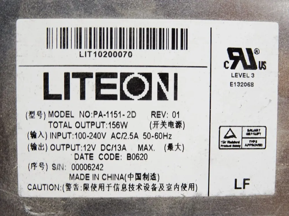 Liteon PA-1151-2D Power Supply 156W