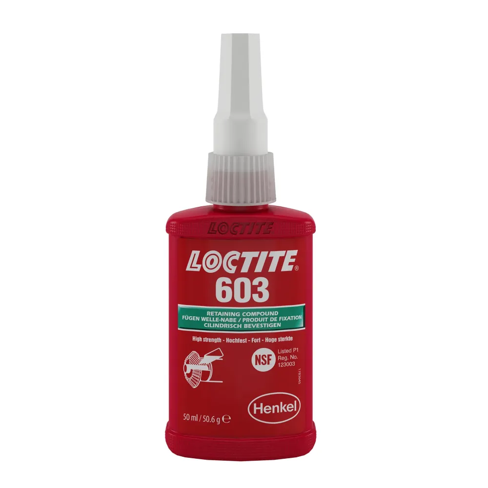 Loctite Colla 603 Bloccante ad alta resistenza parti cilindriche Ingranaggi